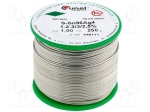 Тинол SN96A-1.0/0.25 Свързв.в-во Sn96,3Ag3,7 тел 1mm 0,25kg Флюс No Clean F-SW32